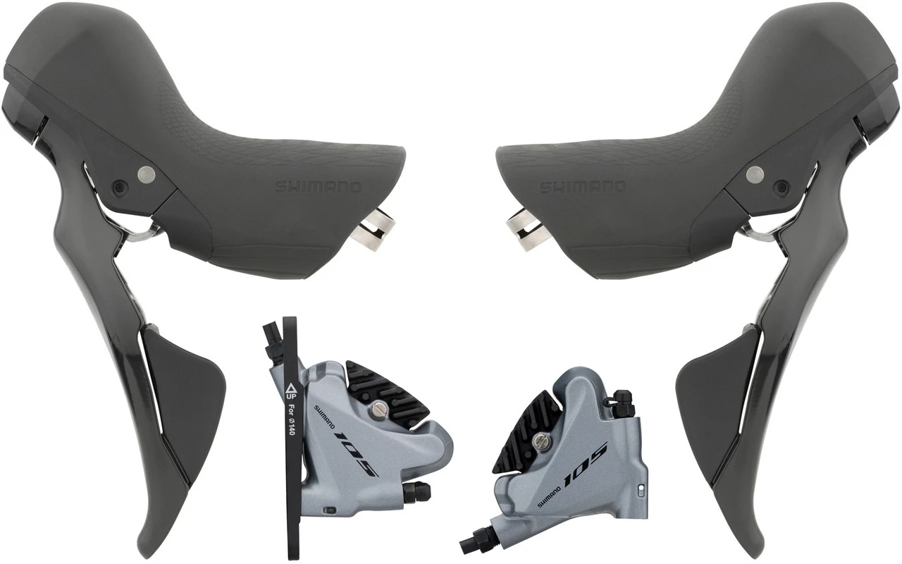 Shimano Set De Freins à Disque Av+arr 105 BR-R7070 + ST-R7025 – Image 2